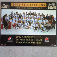 2002 Canadian Men's Olympic Hockey Team Gold Medal Winners