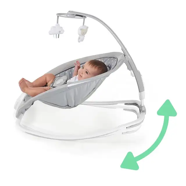2-in-1 Lightweight Infant to Toddler Rocker and Baby Bouncer in Playpens, Swings & Saucers in Kitchener / Waterloo - Image 5