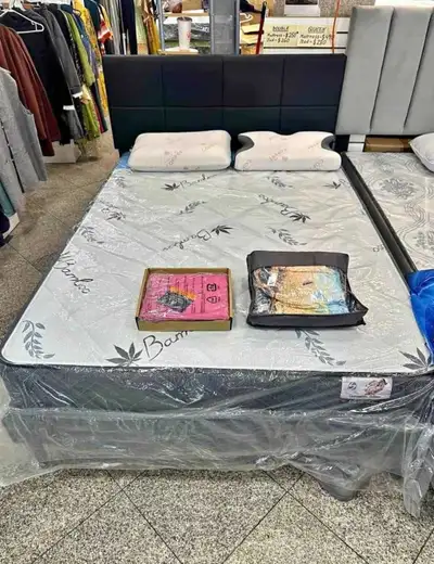 Queen Mattress and Bed Frame, View more
