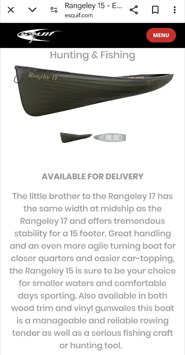WINTER SPECIAL-15' Esquif Rangeley boat/motor/trailer in Powerboats & Motorboats in Petawawa - Image 10