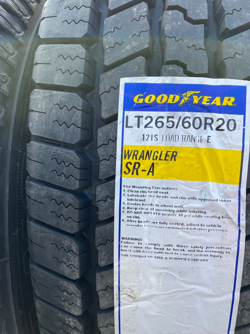 20' LT 265-60-20 10 PLY GOODYEAR WRANGLER ALL SEASON BRAND NEW | Tires &  Rims | Saskatoon | Kijiji