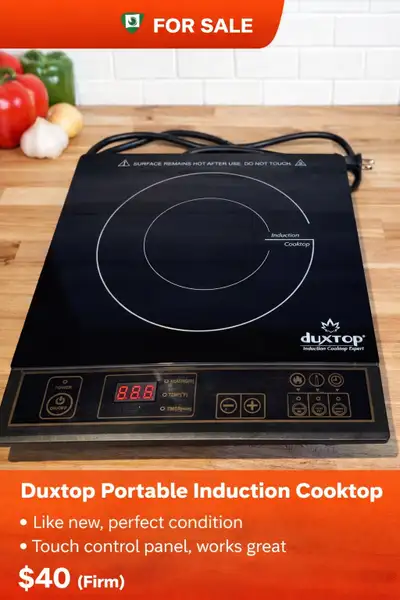 Duxtop Portable Induction Cooktop, View more