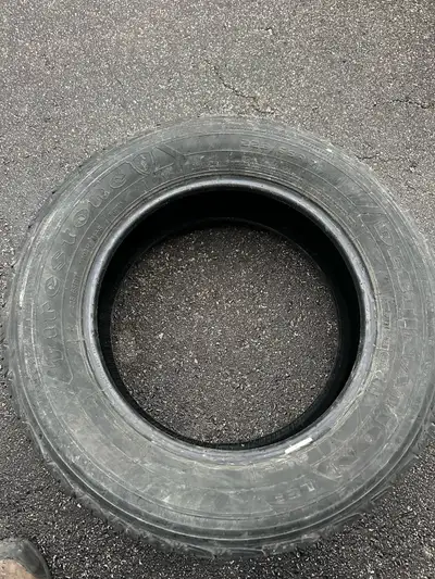 Selling a pair of used Firestone Destination LE2 tire. Size is 225/65R17. The DOT code indicates a m...
