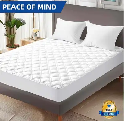 Padded Queen Mattress Protector Waterproof Mattress P, View more
