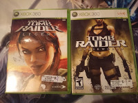 TOMB RAIDER: LEGEND (No Manual) & UNDERWORLD (COMPLETE) For Xbox