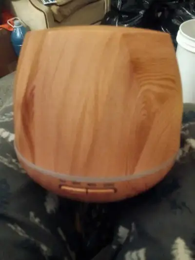 Enhance your living space with this wood grain aroma diffuser, perfect for creating a relaxing atmos...