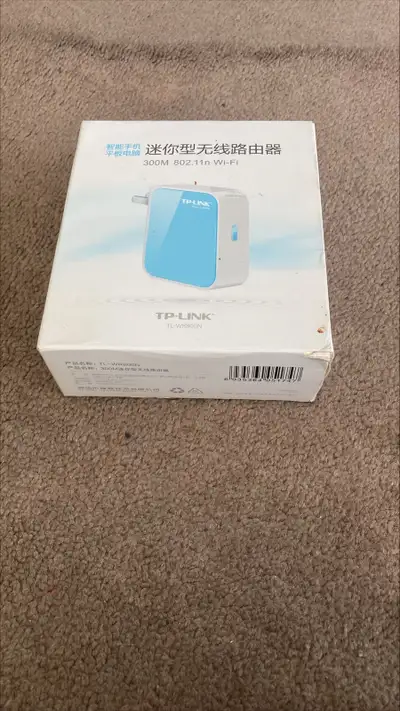 TP-Link N300 Wireless Portable Nano Travel Router(TL-WR800N) - WiFi Bridge/Range Extender/Access Poi...