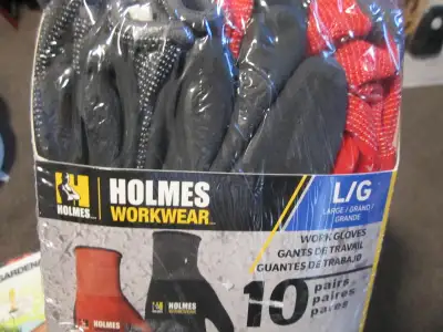 Work Gloves - Holmes Work Wear – MEDIUM -$15.00/box, View more
