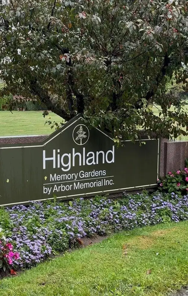 $12,500.00 Burial Plot Highland Memory Gardens. North York, ON.