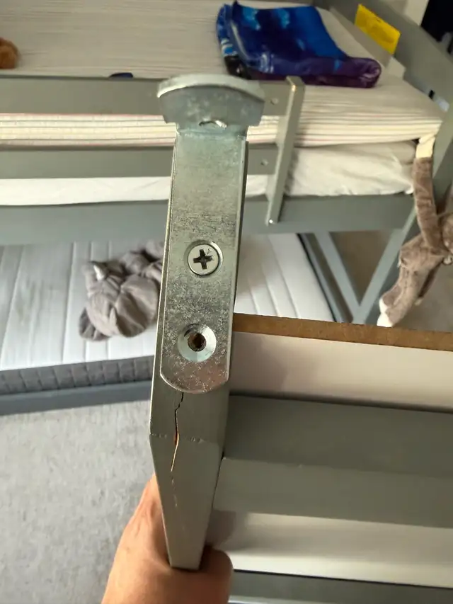 Bunkbed - used - $200 in Beds & Mattresses in Hamilton - Image 6