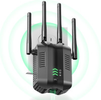 WiFi Extender Booster up to 10000 Sqft Dual Band 5GHz & 2.4GHz (