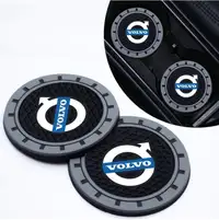 Volvo Car Cup Holder Coaster 2PCS