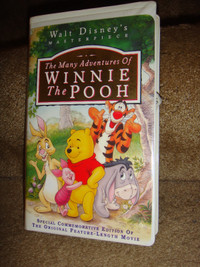 "The Many Adventures of Winnie the Pooh" VHS tape