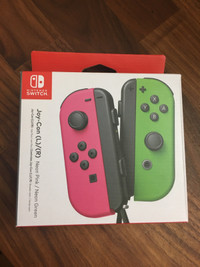 Nintendo Switch Joy-Con Green and Pink Controller Brand New and