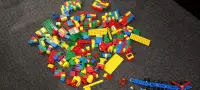 Lego Duplo 15 lbs lot, mini figures, blocks, trains, etc