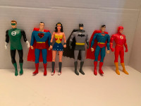 TM & DC COMICS ACTION FIGURE TOY S13 & S15 VINTAGE LOT 5 RUBBER