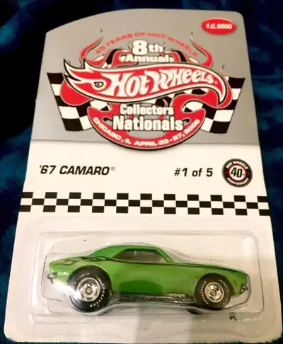 Hot Wheels 8th Annual Collectors Nationals Convention '67 Camaro, View more