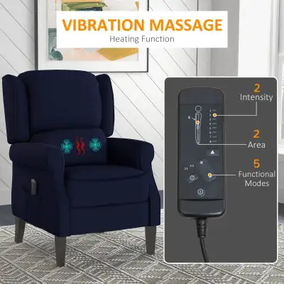 Used to sell $399, now $299 Push Back Recliner Chair, Vibration Massage Recliner for Living Room wit...