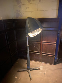 Eugene hair dryer model no.7 1950s converted into a lamp