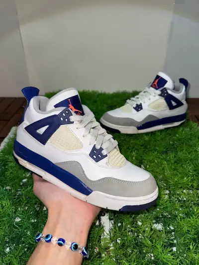 Size 5.5Y/7W - Air Jordan 4 Deep Royal Blue, View more