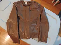 Girl's Size 8 Dressy Faux Leather Jacket