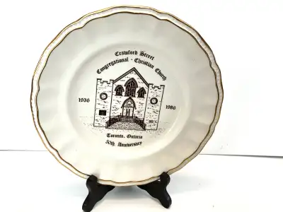 Church plates  Anniversary Christian church Crawford st Tor, View more