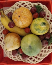 Ceramic Fruits Table Centerpiece