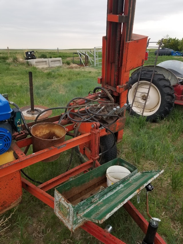 Post pounder with wire roller Farming Equipment Medicine Hat Kijiji