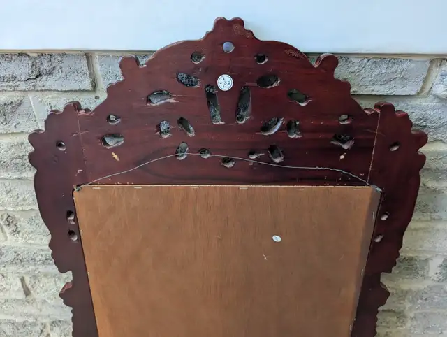 Vintage Bombay Rosewood Carved Mirror in Home Décor & Accents in Oakville / Halton Region - Image 8