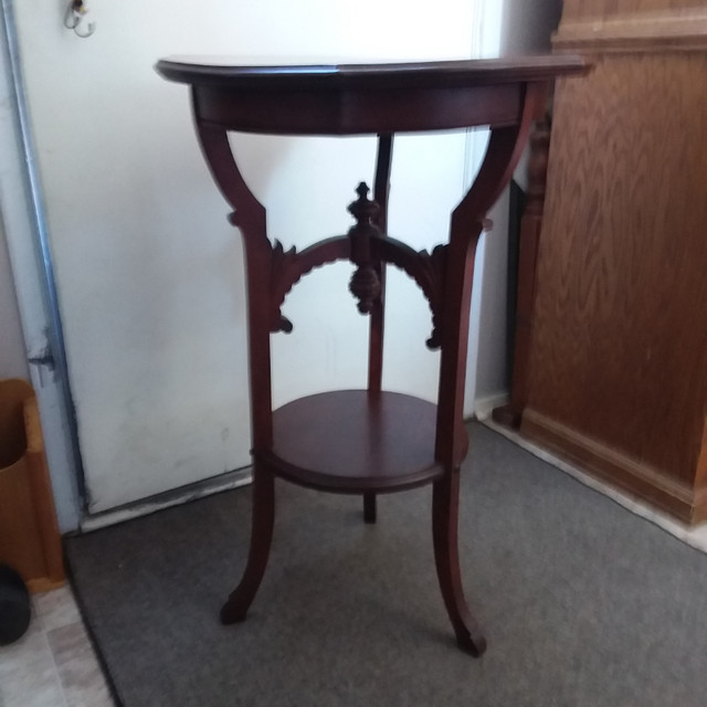Wood table for sale $ 50 in Other Tables in Bedford - Image 3