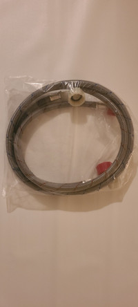 New braided nylon hot/cold washing machine hoses