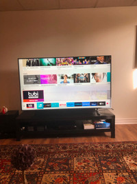 TV BENCH BLACK BROWN (IKEA LACK)