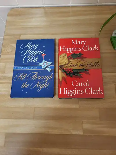 Mary Higgins Clark 2 Christmas Mystery Hardcover Books, View more