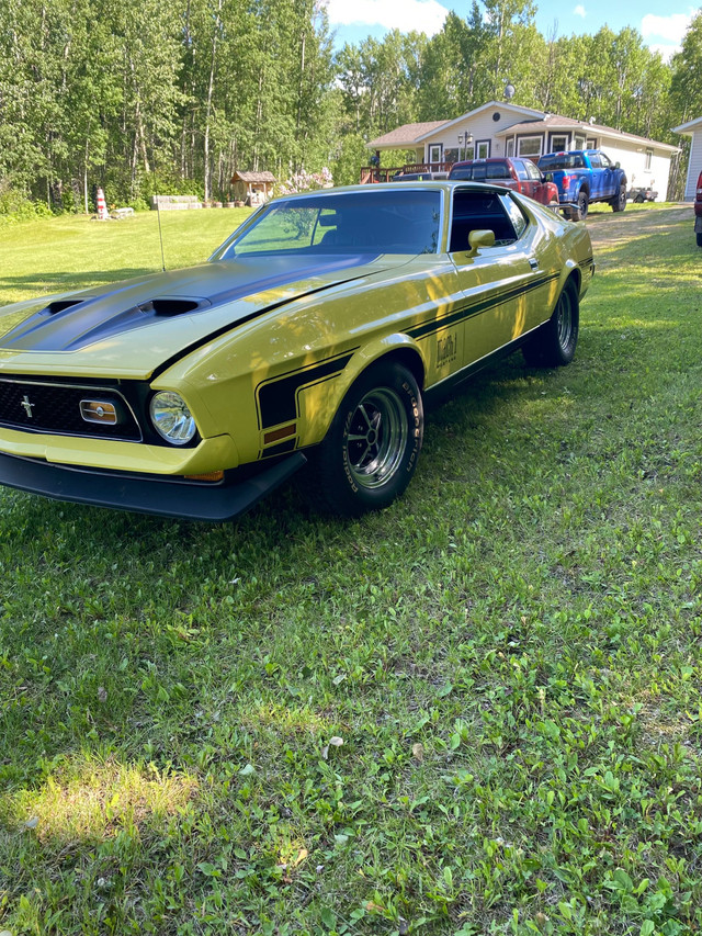 1971 Mustang Mach 1  Serious inquiries only please .Price is OBO in Classic Cars in St. Albert - Image 2