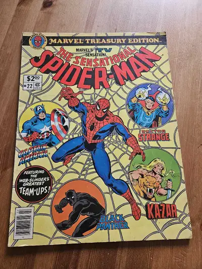 Rare Marvel treasury edition - the sensational spiderman #22 Released in 1979 Oversized comic Ranges...