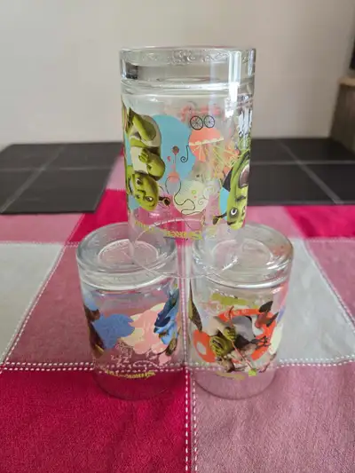 Vintage 16oz Shek the 3rd glass tumblers , View more