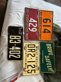 LOOKING FOR: Saskatchewan license plates