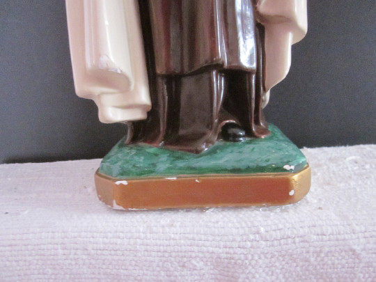 Ancienne statue de Sainte-Thérèse de Liseux en plâtre dans Art et objets de collection  à Lac-Saint-Jean - Image 4