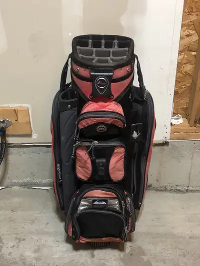 Price negotiable Golf stand bag In great useable condition colours been faded a bit in some places....