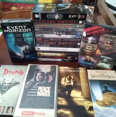 HORROR Movie's On VHS & DVD's, View more