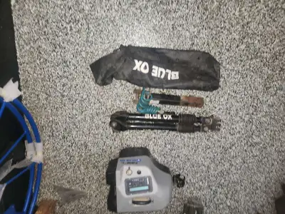 I am selling a used Blue Ox 10000 lbs tow bar and brake system, perfect for towing vehicles safely a...