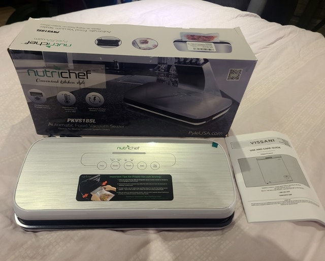 12" Vacuum Sealer by Nutrichef food preservation dry/moist Other