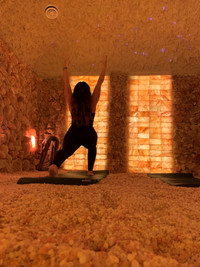 Yin Yoga & Breath In The Salt Cave At Room & Pillar!!
