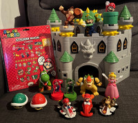 13 Super Mario Figures Bowser Castle Toy and a New 500 sealed St