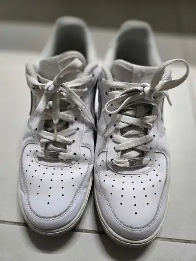 Nike Air Force 1 White Sneakers Men size 10.5, View more