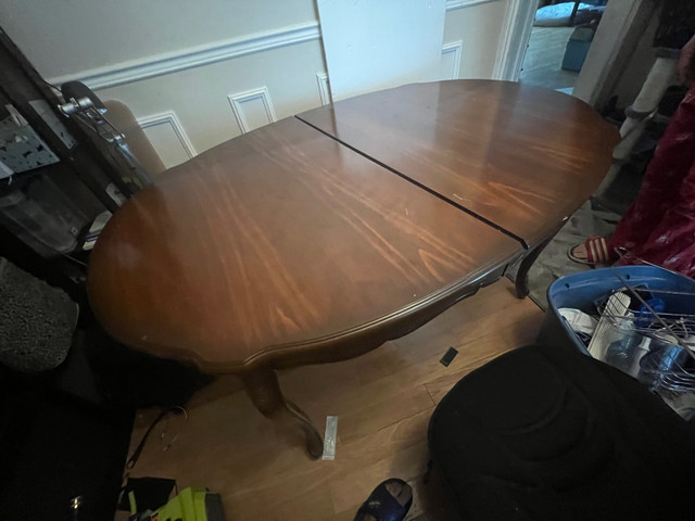 Reduced- Dining table with extensions (no chairs) in Dining Tables & Sets in City of Toronto