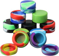 Silicone dab containers