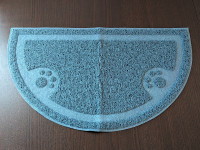 24 x 14 inch half-circle place mat for pets