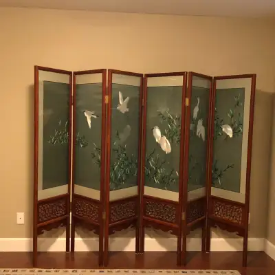 Room Divider- Silk Embroidery Double Sided, View more