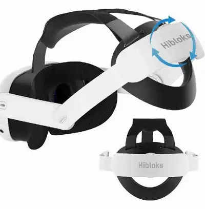 HIBLOKS Head Strap for Meta Quest 3/Quest 35 Accessories, Adjust, View more